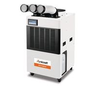 Climatiseur pro mobile 5,3 kW 18084 BTU 800m³/h Spotcooler professionnel pour climatisation localisée avec thermostat intégré Unicraft SC-K 5300 D