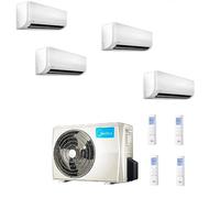 Climatiseur QuadRI 9+9+9+12 Midea EXTREME EXCLUSIVE WI FI READY R-32 U.E.M40B-36HFN8 FULL DC Inverter A++/A+