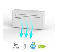 Climatiseur réversible KUB-E+ 2930W 10 000BTU 500 m³/h - Voltman