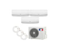 Climatiseur reversible tri-split AIRTON - Prêt à poser - 2500W - 3500W - ReadyClim 3x4M