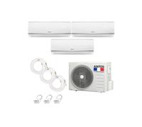 Climatiseur reversible tri-split AIRTON - Prêt à poser - 2500W - 3500W - ReadyClim 3x6M - WIFI