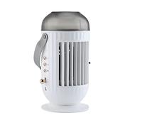 Climatiseur Silencieux | facile à nettoyer Climatiseur Portable, réservoir d'eau 400ml Climatiseur Portable Avec télécommande pour Maison, Bureau, Voyages