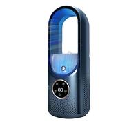 Climatiseur silencieux, ventilateur de refroidissement, refroidisseur d'air évaporatif silencieux sans lames, ventilateur portable silencieux à 6 vitesses alimenté par USB pour table de bureau pour la