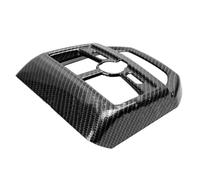 Climatiseur Sortie Couvercle Accessoires Voiture Boîte D'accoudoir Climatisation Arrière Sortie Ventilation CA Moulage CoveritTrim Compatible Avec Peugeot Pour 3008GT 2017 2018(Carbon Fiber)