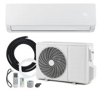 Climatiseur Split 9000 BTU - GIANTEX - Climatiseur Réversible - 7 Modes - Chauffage - Inverter - Énergétique