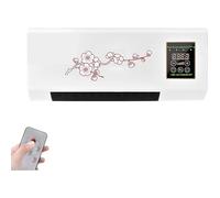 Climatiseur split, mini climatiseur portable à montage mural, froid et chaud 2 en 1, super silencieux avec télécommande, idéal pour la maison, le bureau, la chambre à coucher