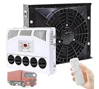 Climatiseur split pour camping-car, fourgonnette, semi-remorque, engin de chantier, excavatrice - Kit de climatisation split 12 V/24 V pour cabine de camion - Refroidissement rapide Black-24V