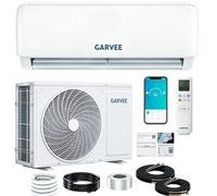 Climatiseur Split Reversible 12000BTU, 3.5KW Climatiseur Mural, Refroidissement Chauffage Réfrigérant R32, Climatisation Split Silencieuse, Wifi, Auto-Nettoyage, Clim Reversible