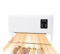Climatiseur Split Réversible Murale, Chauffage et Refroidissement 2 en 1, Ventilateur Silencieux, Installation Rapide Sans Unité Extérieure, Porte Serviettes Intégré, Idéal pour Salle de Bain, Chambre