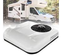 Climatiseur Toit DC RV Climatisation Électrique 12V/24V,Design Ultra-Plat Et ContrôLe Intelligent De La TempéRature Pour Camping-Cars, Fourgons AméNagéS, Camions, VéHicules De Chantier
