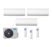 Climatiseur Trial 9+9+12 MIDEA DC Inverter série Extreme Pro WI FI intégré avec M3OF-21HFN8-Q R-32 A++A+