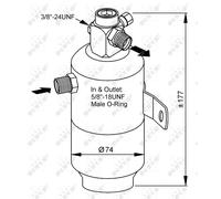 Climatiseur Trockner NRF Pour Mercedes-Benz SLK R170