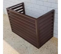 Climatiseurs extérieurs multifonctions pour maison, mini housse fendue pour unités extérieures, support pratique pour climatiseurs extérieurs, réduction du bruit, adapté pour jardin, balcon, extérieur