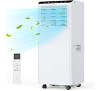 Climatiseurs Mobile, 7000 Btu/H, Climatiseur Portable 4 En 1, Ventilateur, déSumidification