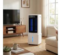 Climatiseurs Portables 3 en 1, Refroidisseur de Marais, unité AC Portable pour piè, Ventilateur de Refroidissement sans fenêtre Qui Souffle de l'air Froid avec télécommande, 3 Vitesses, minuterie