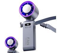 Climatiseurs Portables - Batterie Portative, Outil De Ventilation Alimenté, Dispositif De Refroidissement De Trois Mille Six Cents Milliampères Heures, Ventilateur De Circulation Personnel, Unité De V