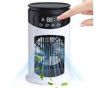 Climatiseurs Portables,Rafraîchisseur Évaporatif Portable | Ventilateur Silencieux avec Réservoir 300ml Humidificateur pour Intérieur Extérieur Bureau Randonnée Chambre Étude