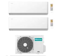 CLIMATIZZATORE DUAL SPLIT UNI HB 2AMW35U4RGC - 2X UNITA' INTERNE + 1X ESTERNA -