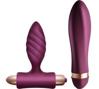 CLIMAXIMUM - Kit Desire Vibrateur Torsadé + Plug Anal