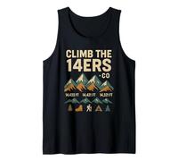 Climb the 14ers CO Shirt Randonnée Mountain Summits Rocky Trail Débardeur