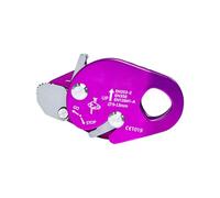 Climbing Descender Tool, Belay Safety Device, Aluminum Auto Lock System, High Strength Durable Lightweight Safety Control Mechanism, Mountaineering Use for Rock Tree Mountain Fire Escape Outdoor