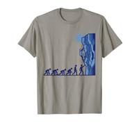 Climbing Evolution Rock Climber Journey T-Shirt