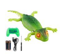 Climbing Gecko - ABS, 14.57x6.5x1.97in Robot Gecko Remote Control Toy | Light-Up Wall Crawling Prank Toy, Interactive Electric Geckos For Kids, Indoor Play, Family Fun, Party Entertainment