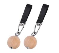 Climbing Grip, Pull Up Strength Ball, Forearm Muscle Exerciser, Hand Trainer, Resistance Band Attachment, Fitness Accessory, Solid Sphere Pair For Barbell Training Workout Home Gym