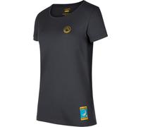 Climbing on the Moon T-Shirt W, Climbing, Woman, T-Shirt, G00Y08 Carbon/Giallo, XS - La Sportiva