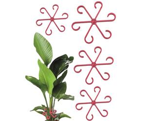 Climbing Plant Support - 4PCS Vine Stem Holder Hooks, Planting Support-Grippers for Vertical Growth | Garden Clips for Flowers, Seedlings, Pot Plants, Balcony Trellis Accessories, Upright Training Too