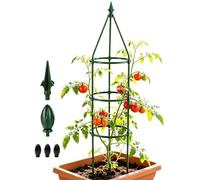 Climbing Plant Trellis - Vines Climbing Support Frame Garden Stake | Support de plantes en métal robuste résistant aux intempéries pour pot de fleurs, vigne, obélisque extérieur, jardin, cour