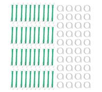 Climbing Plants Support Hooks, Garden Hooks with 40 Clips for Climbing Plant Stems, Stem Fixing Fasteners for Outdoor Vegetable Patch Orchard Urban Farming