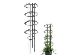Climbing Plants Trellis - 130cm Rustproof Heavy Duty Plant Support | Rose Obelisk Trellis, Metal Flower Support for Clematis Fruits Vegetable Vines Greenhouse