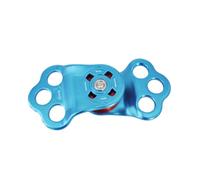 Climbing Pulley | 3.7In Rope Ascender 30KN Aluminum Alloy | Heavy Duty Fall Protection Rescue Rigging Rappelling Slackline Tree Climbing Equipment | Outdoor Rescue Backyard Rigging Training Use