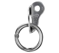 Climbing Technology Plate with Hole 10 Mm-1 Ring Ancrage Mixte, Argenté (Plateado), Taille Unique