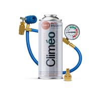 Climéo 400 ml - Remplacement écologique du réfrigérant R1234yf 2 en 1, 3 en 1 | Entretien de la climatisation propre (1 boîte + tuyau, 3 en 1)