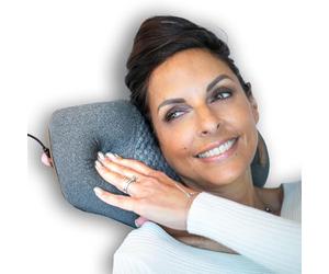 CLIMSOM - Coussin Chauffant Cervicales Mémoire de Forme Climsom Zen- Traction Cervicale Douce & Continue - 3 Températures 37/45/55°C - Arrêt Auto 30 min - Nuque Raide, Contractures - Recommandé Kiné