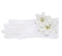 Climsom - Gants de Soie blancs pour Garder la Jeunesse et la Douceur de vos mains, Soin des Mains, Soin Complémentaire Manucure, Mains Sèches, Eczema