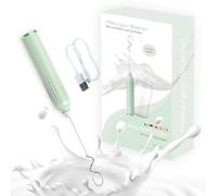 CLIMSOM - Mélangeur Biberon Anti-Grumeaux - 20 Secondes - 3 Vitesses - Rechargeable USB-C - Tous Laits AR HA Épaissi Céréales - Tétine Non Bouchée - 130g - Cadeau Naissance