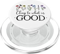 Cling to What is Good God Christian Bible Verse Romans 12:9 PopSockets PopGrip pour MagSafe