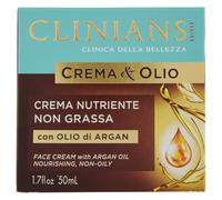 CLINIANS Crème & Huile Argan nourrissante 50 ml