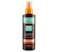 CLINIANS | Huile Sèche Protectrice Corps et Cheveux SPF30, avec Vitamine E, huile d'Amande, Argan et Jojoba, 150mL