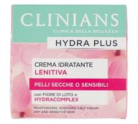 Clinians Crème hydratante apaisante pour le visage Hydra Plus – Dermatologiquement testée – 50 ml