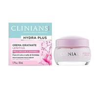 Clinians Hydra Plus Crème Visage Hydratante Apaisant Avec Fleur De Lotus Et Lait D'orchidée Peaux Seces Ou Sensibles 50 Ml