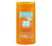 CLINIANS | Lait Protecteur Anti-Âge SPF20, avec Acide Hyaluronique, 200mL | 0