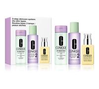 Clinique 3 Steps Skincare Systeme Dry Skin Types Coffret cadeau pour peaux sèches