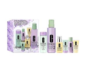 Clinique Coffret Une Belle Peau Chez Vous Et En Voyage Peau Sèche À Mixte 6 Produits