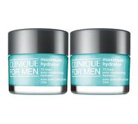 Clinique For Men™ Maximum Hydrator Soin Auto-Réhydratant 72h - Crème de Jour & Nuit Hydratant 2x50 ml