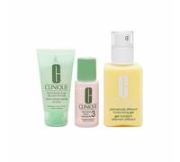 Clinique Kit d'introduction aux soins de la peau en 3 étapes, 3 pièces