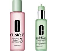 Clinique Lotion clarifiante en 3 étapes 3 avec savon facial pour peau grasse 400ml
